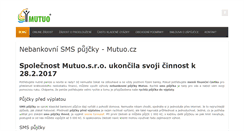 Desktop Screenshot of mutuo.cz