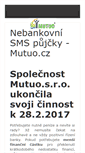 Mobile Screenshot of mutuo.cz